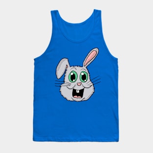 Grey Bunny Head Tank Top